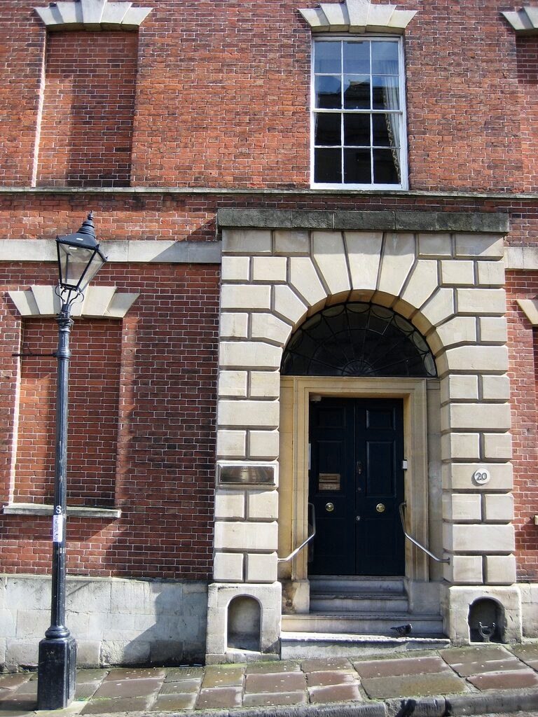 The Georgian door of No.20 Berkeley Square
