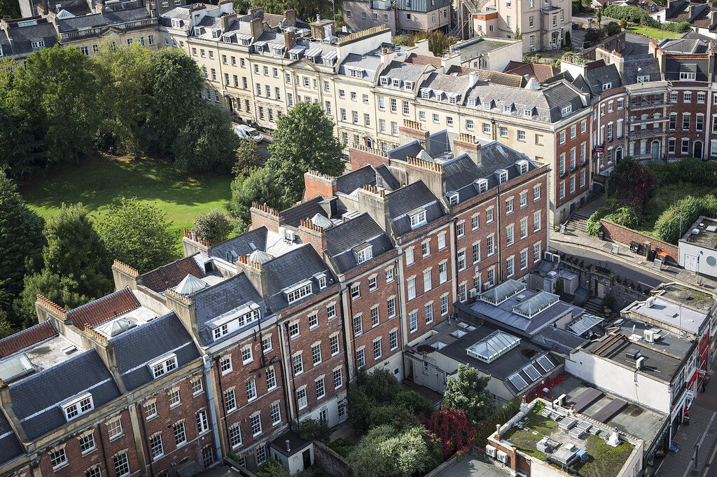 The Georgian terrace of Berkeley Square